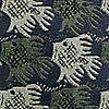 Krawatte Fish Birds green