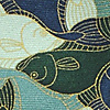 Krawatte Fish blue