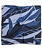 Tuch Muster Denimblau Ocker quadratisch