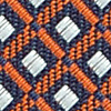 Krawatte muster denimblau ocker