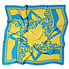 Tuch Viva Silk yellow blue