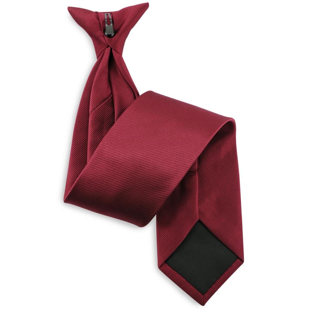 Clip Krawatte bordeauxrot Repp - 1