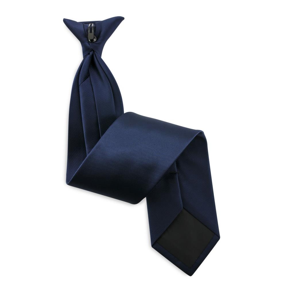 Clip Krawatte dunkelblau Repp - 1