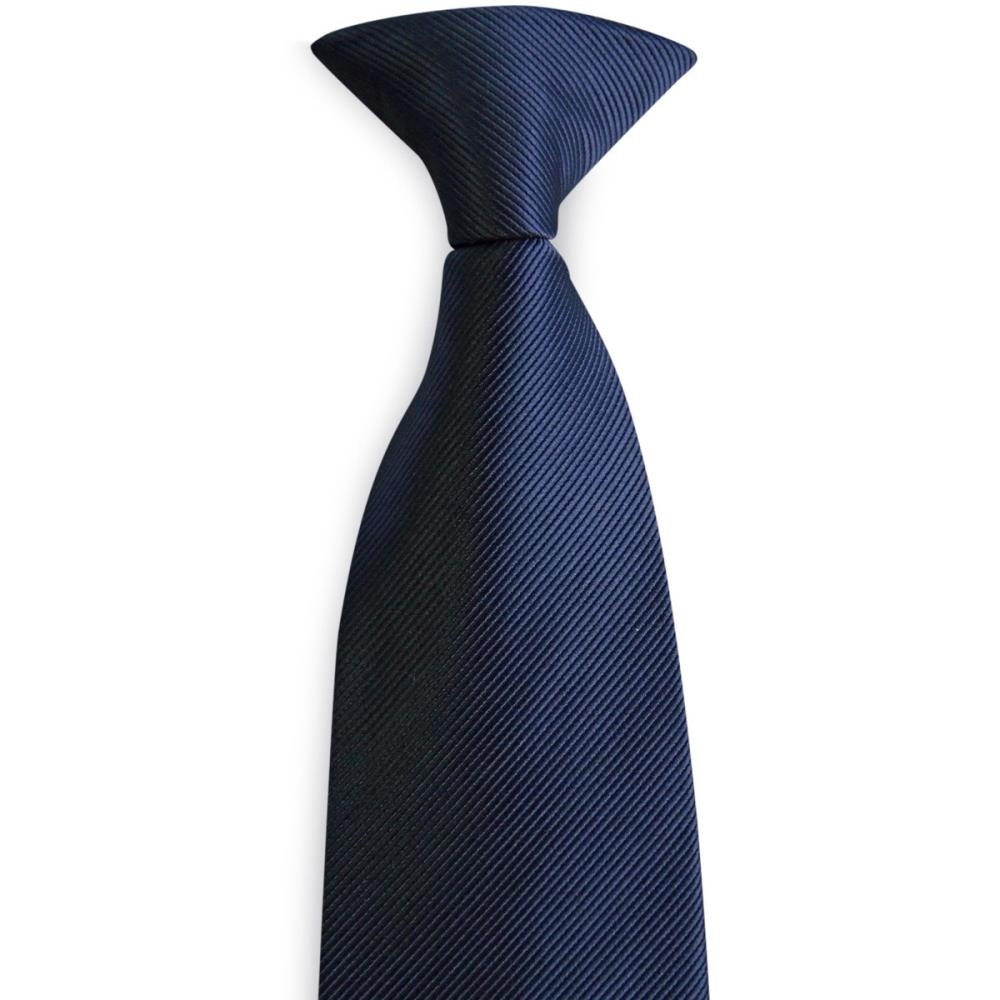 Clip Krawatte dunkelblau Repp - 2