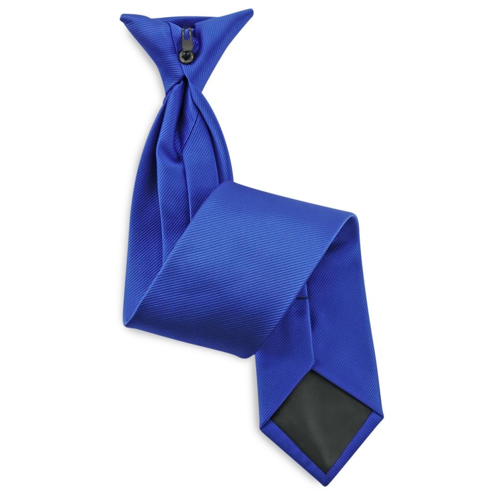 Clip Krawatte kobaltblau Repp - 1