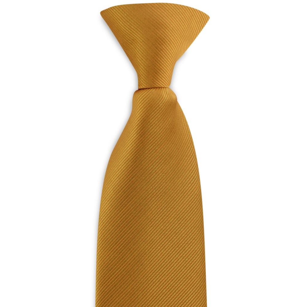 Clip Krawatte ocker Repp - 2