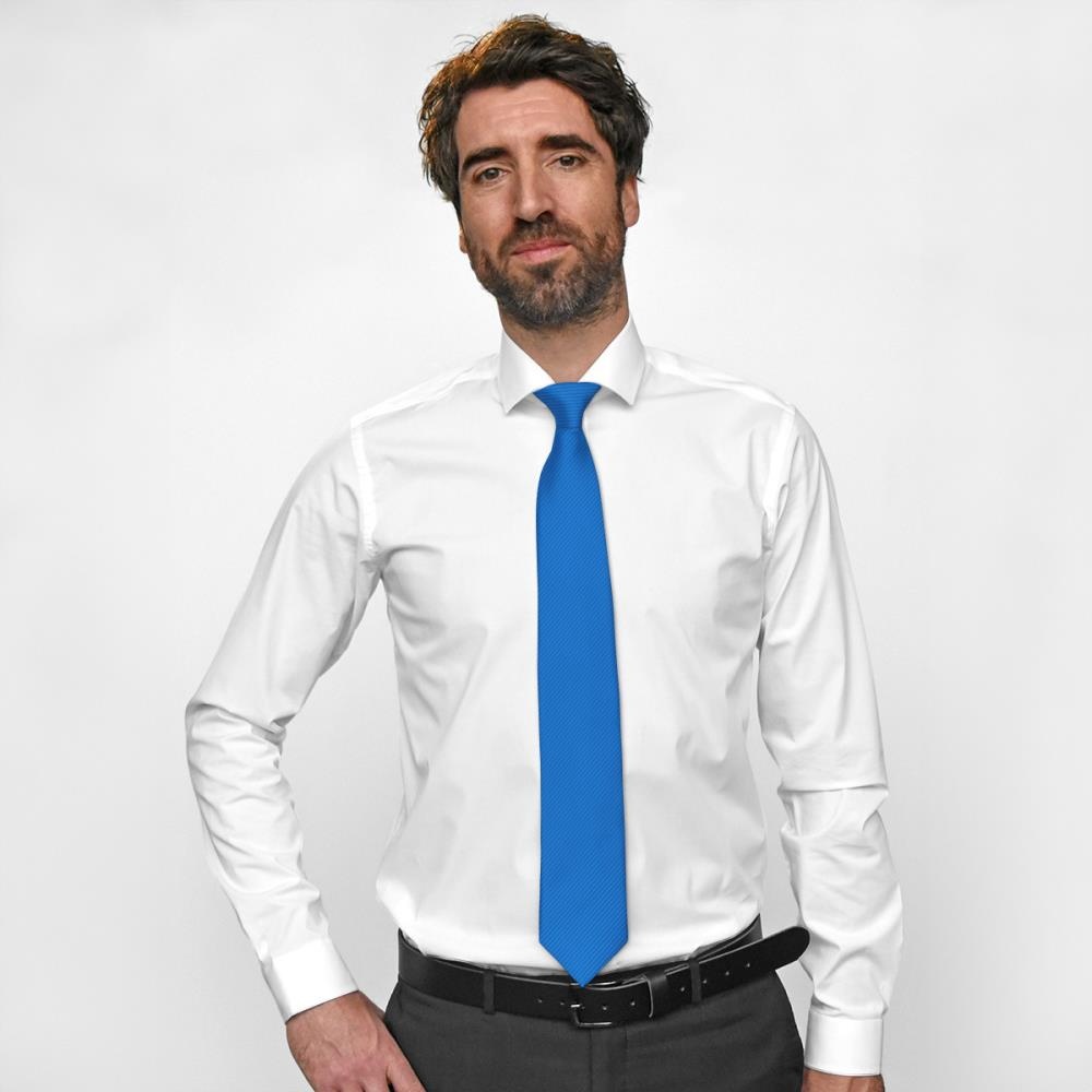 Clip Krawatte process blue Repp - 3