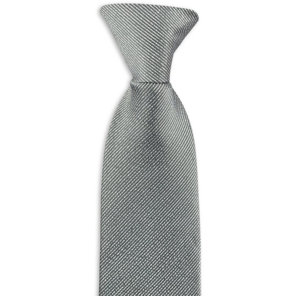 Clip Krawatte silber lurex - 2
