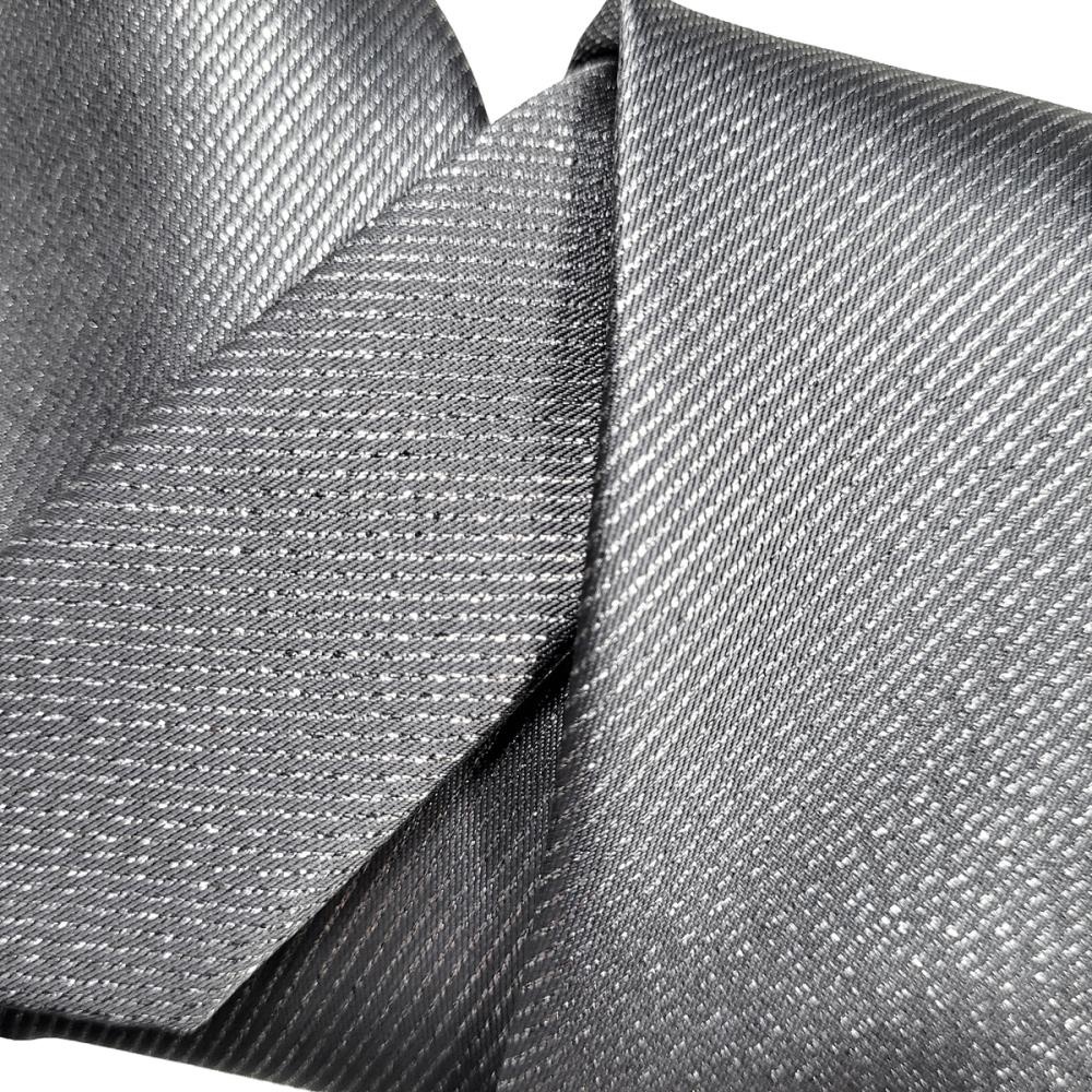 Clip Krawatte silber lurex - 3