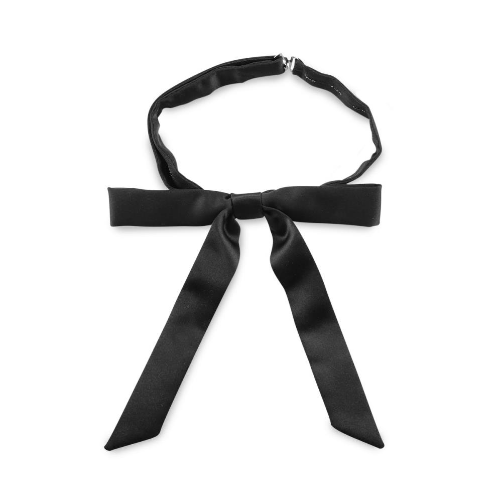 Damenfliege Skinny schwarz - 1