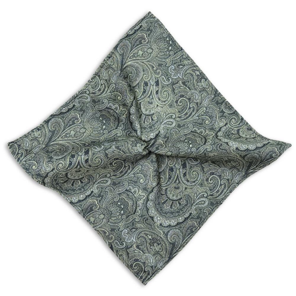 Einstecktuch Eternal Paisley Green - 1