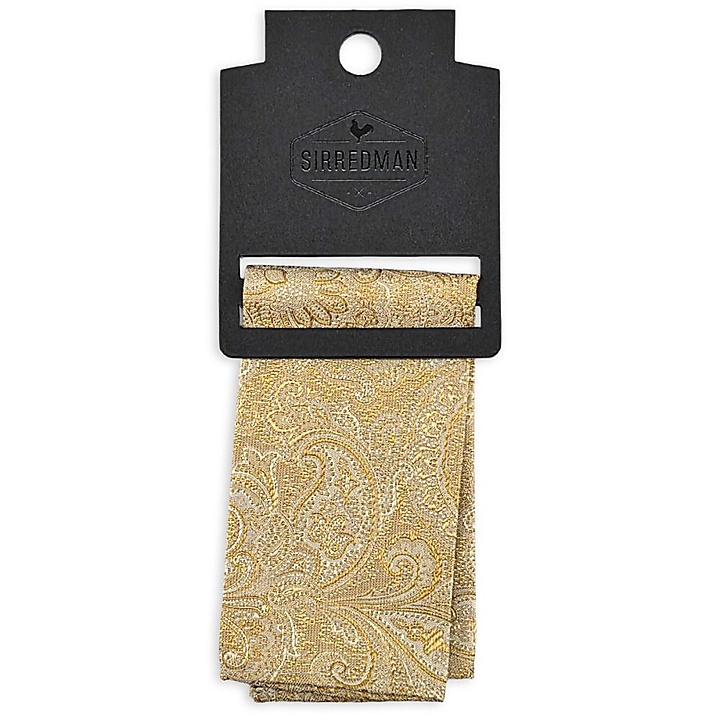 Einstecktuch Eternal Paisley Yellow