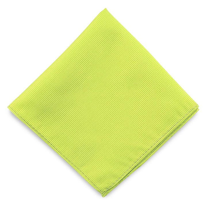 Einstecktuch Kiwi grün Repp