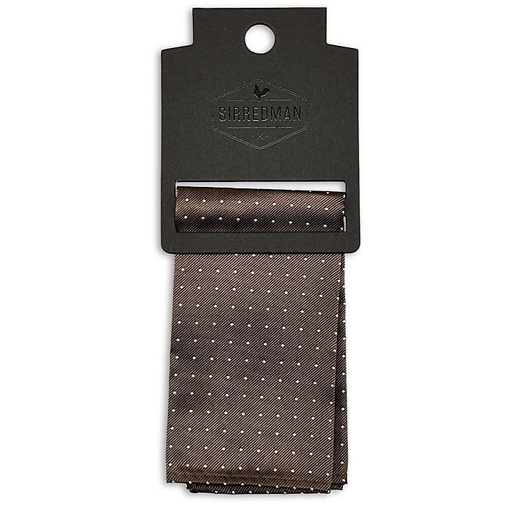 Einstecktuch Mayfair Dots Brown