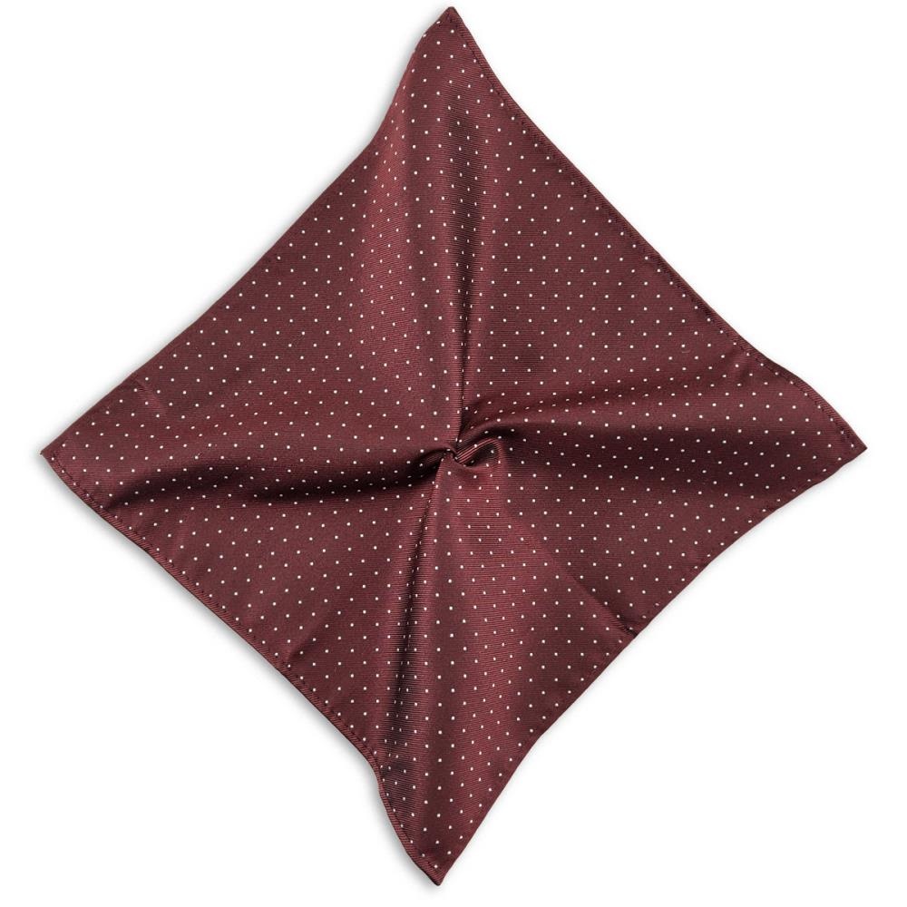 Einstecktuch Mayfair Dots Burgundy - 1