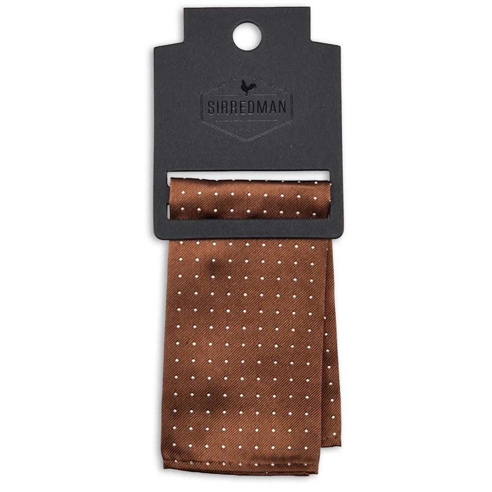 Einstecktuch Mayfair Dots Rust - 2