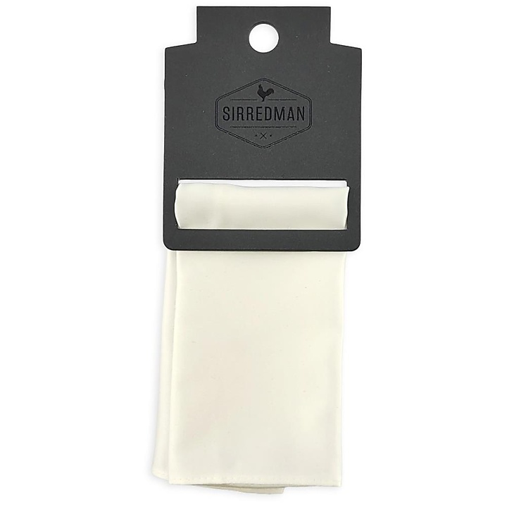 Einstecktuch Satin Grace Off-white