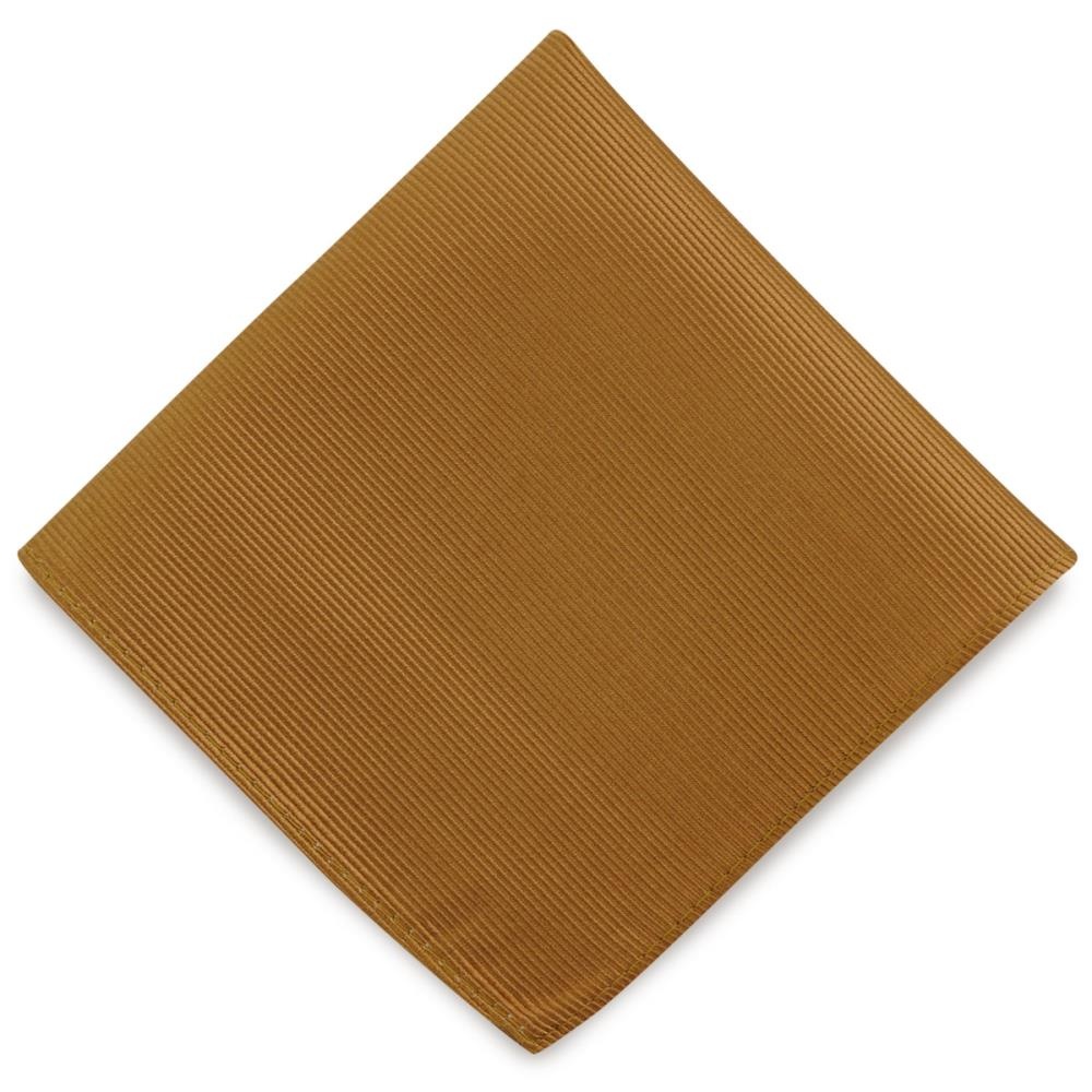 Einstecktuch Seide kognak repp - 2