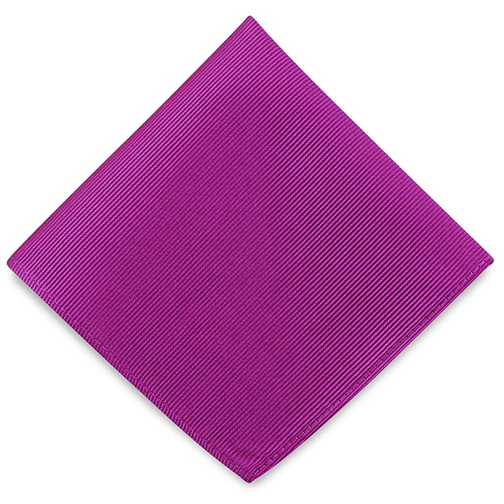 Einstecktuch Seide Repp fuchsie