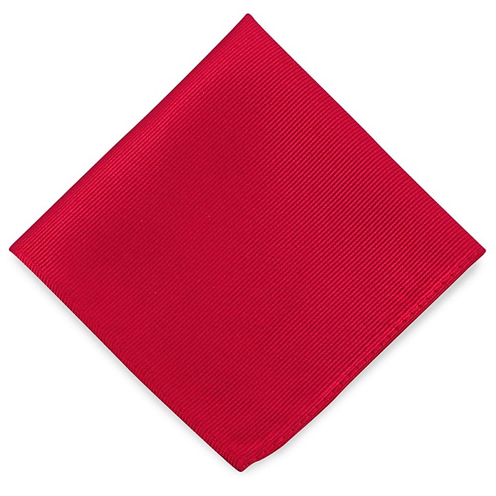 Einstecktuch Seide rot repp