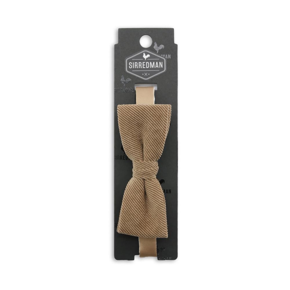 Fliege Corduroy dunkelbeige - 3