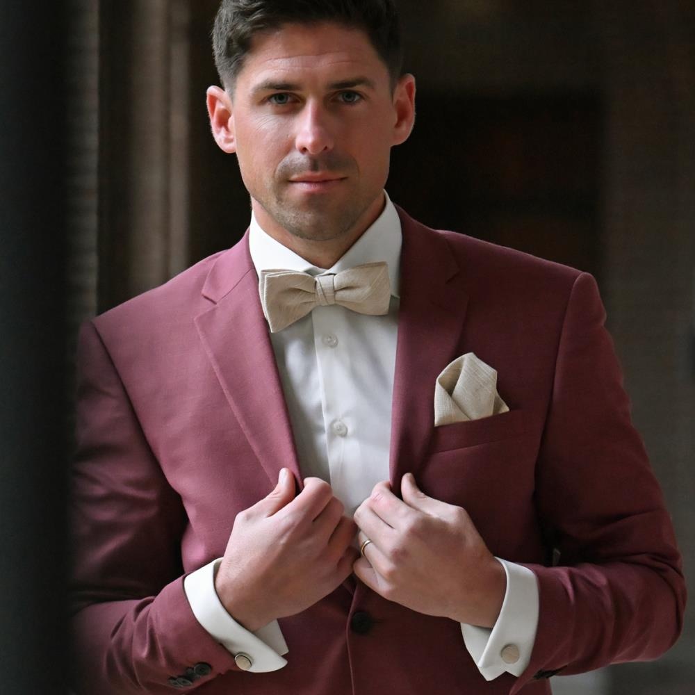 Fliege Linen Love Beige - 1