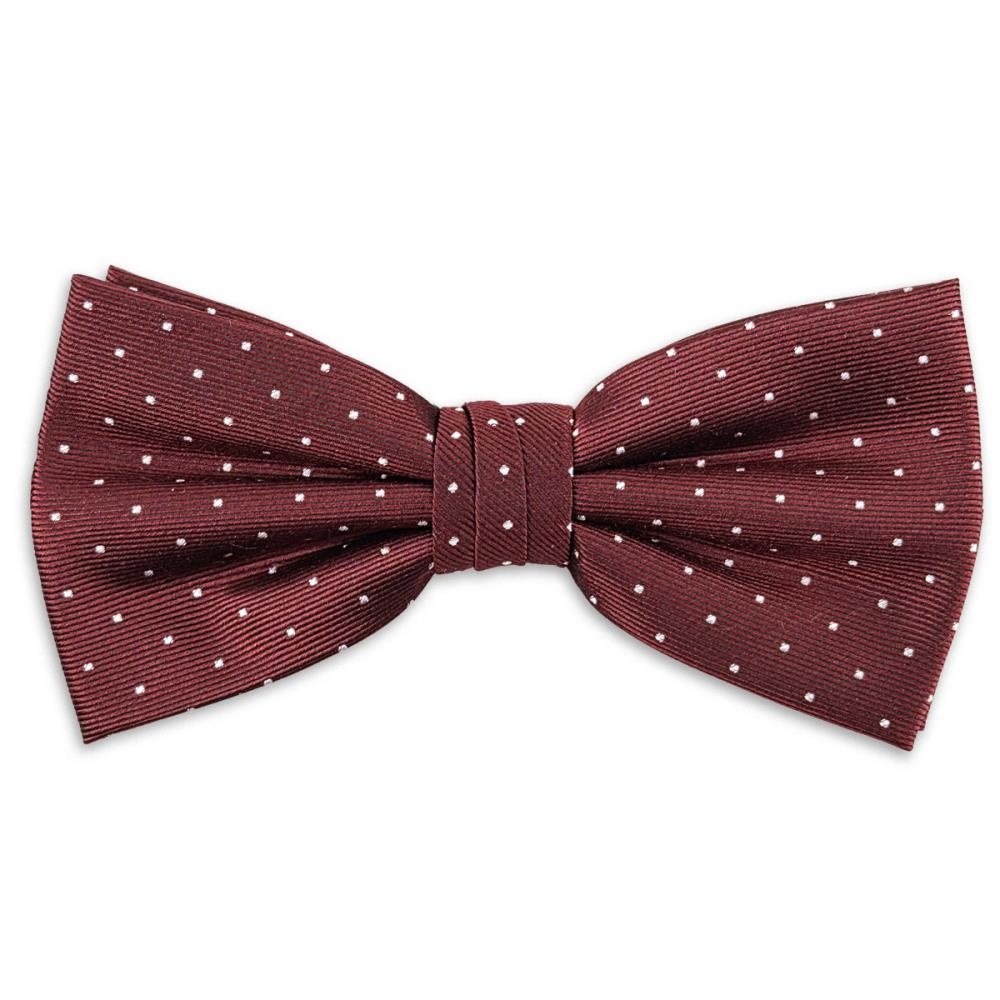 Fliege Mayfair Dots Burgundy - 1