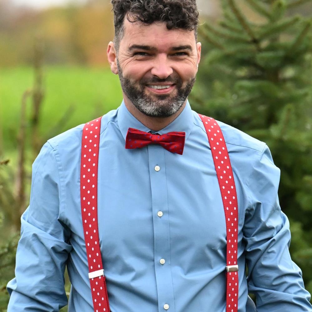 Fliege Satin Dot - 1