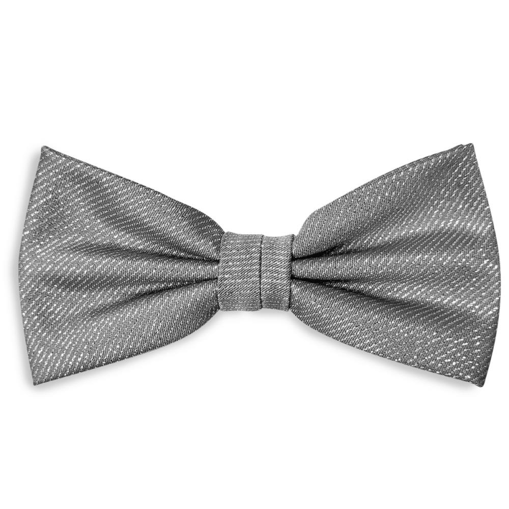 Fliege silber lurex - 1
