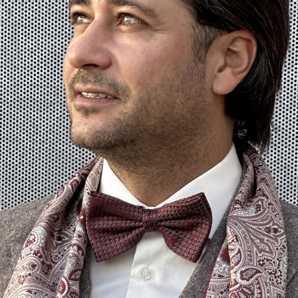 Fliege Talented Tailor bordeaux - 1