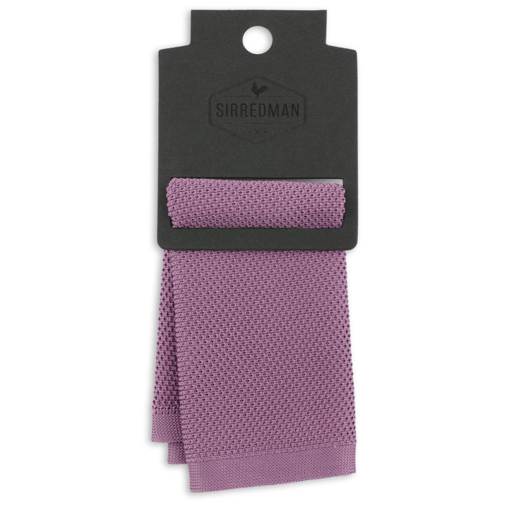 gestricktes Einstecktuch Dusty Grape - 3