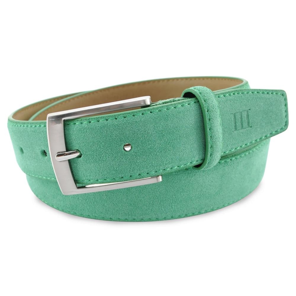 Gürtel Minzgrün Wildleder S - 1