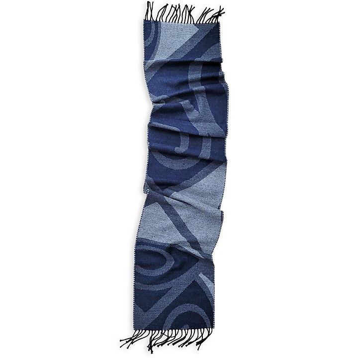 Herrenschal Shadow Blue