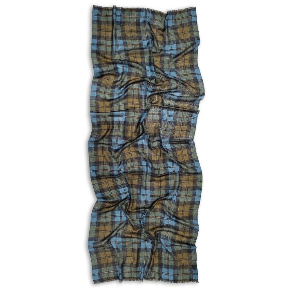 Herrenschal Windsor Petrol-Brown - 3