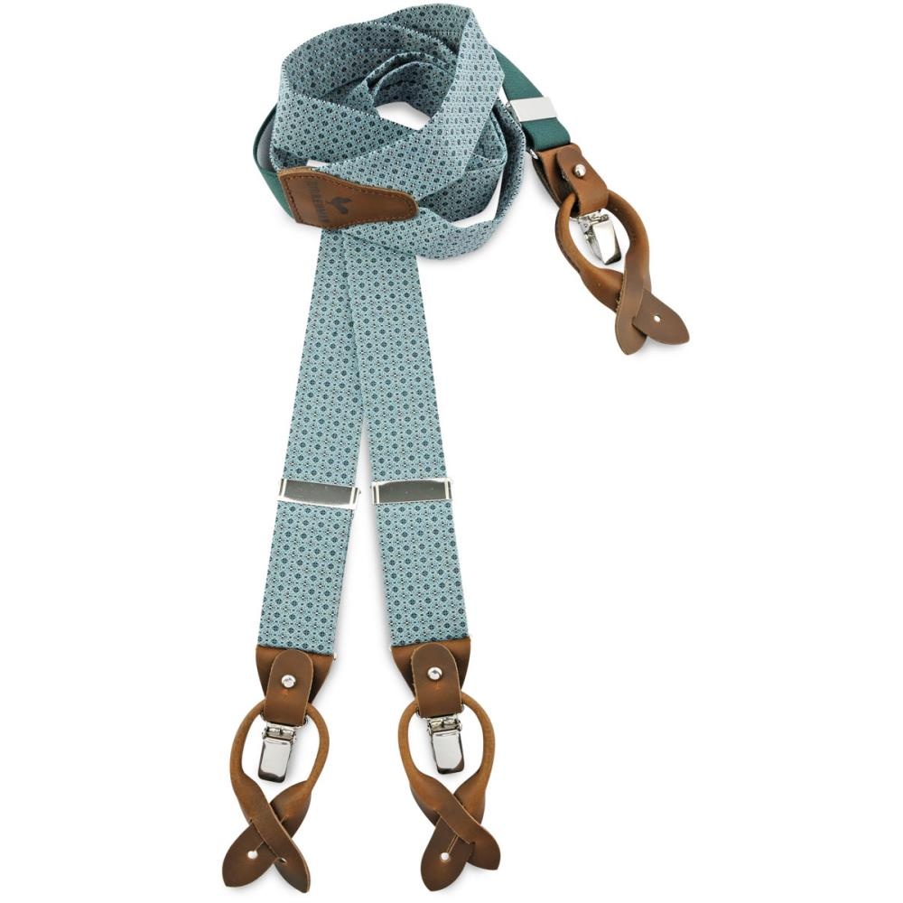 Hosenträger Combi Pack Cortese Classico turchese - 2