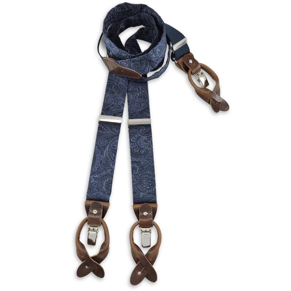 Hosenträger Combi Pack Eternal Paisley Navy - 2