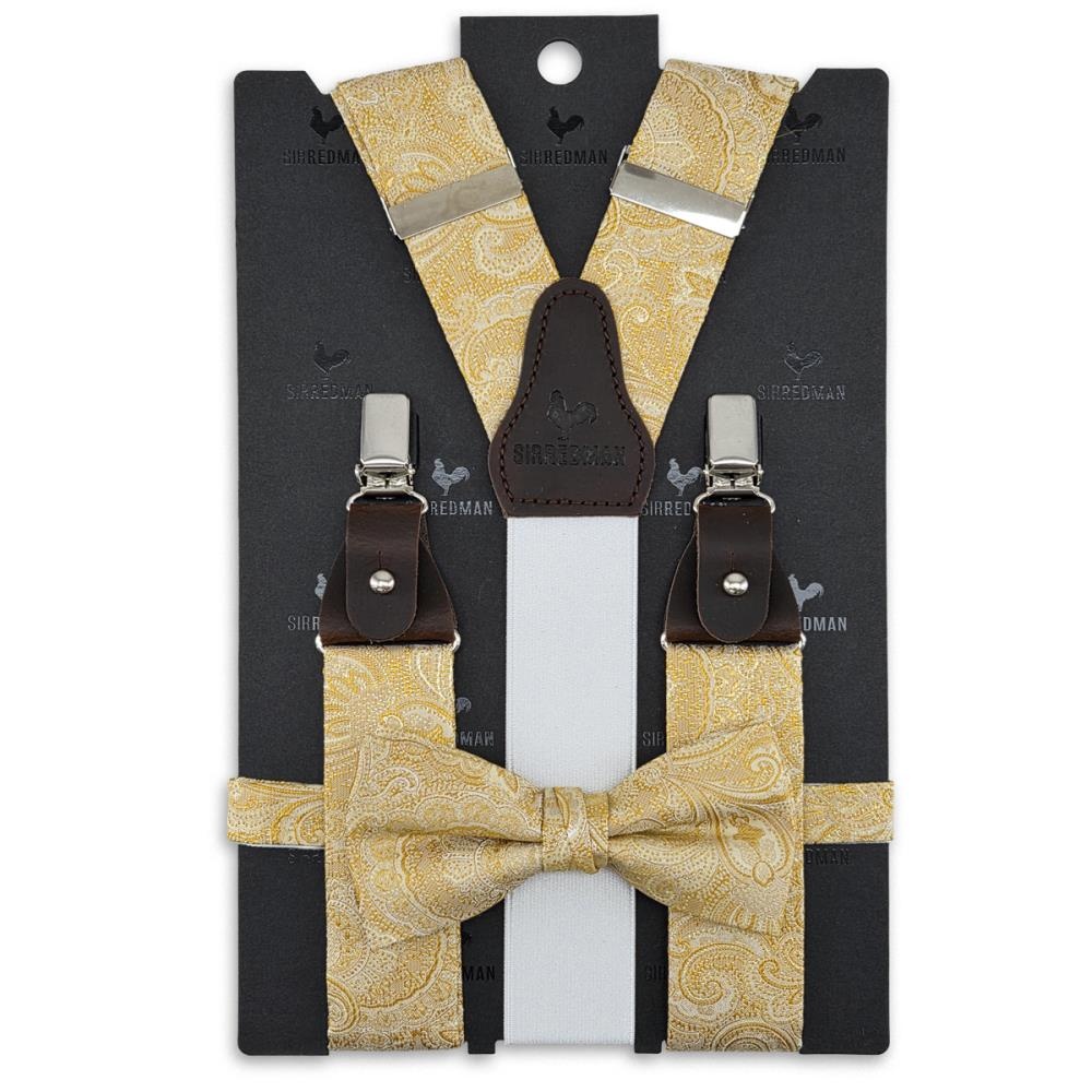 Hosenträger Combi Pack Eternal Paisley Yellow - 1