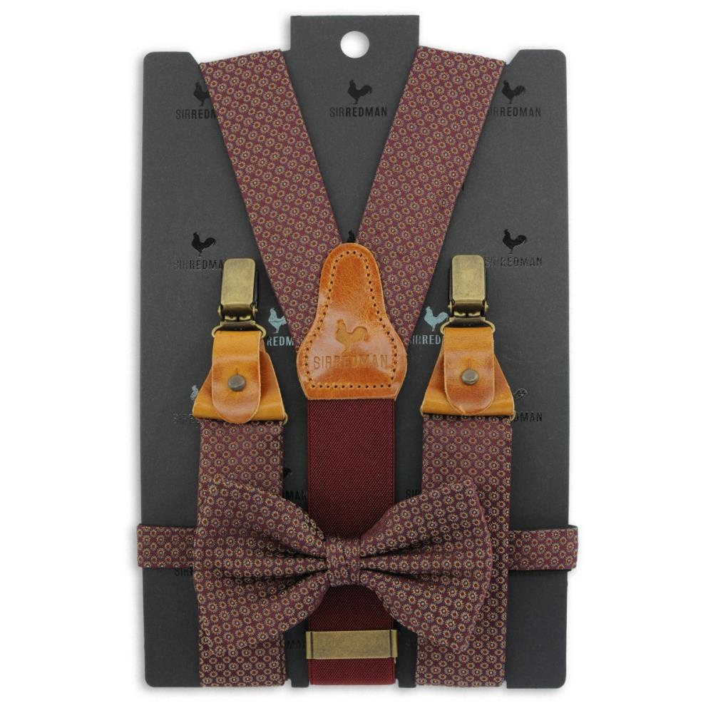 Hosenträger Combi Pack Talented Tailor bordeaux - 1