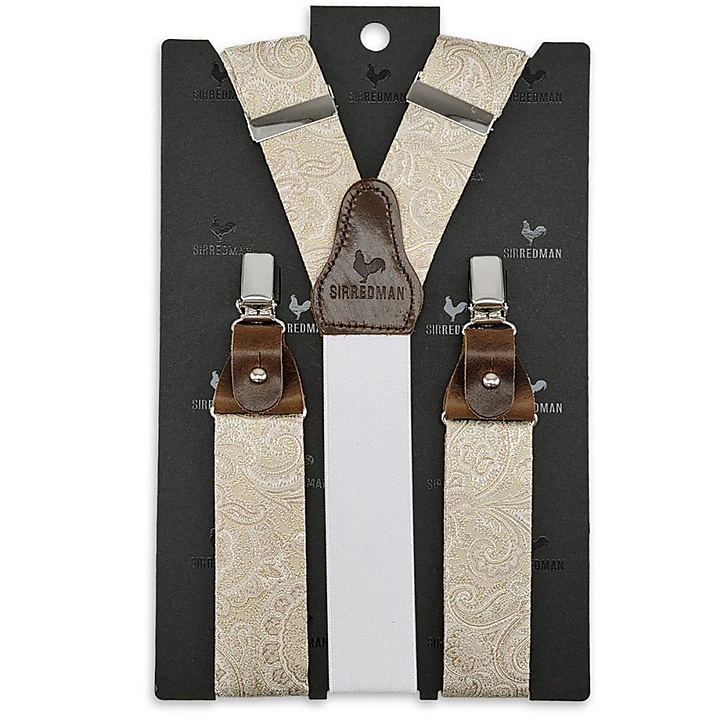 Hosenträger Eternal Paisley Beige
