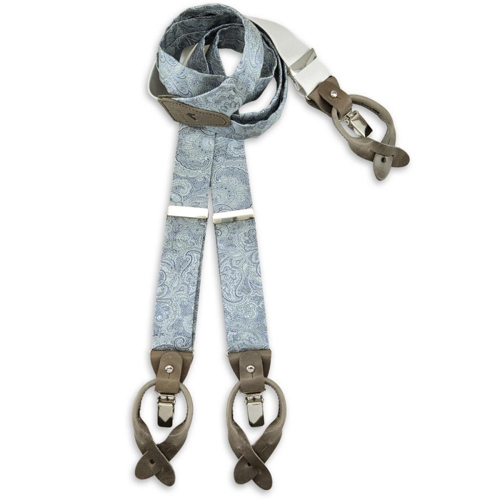Hosenträger Eternal Paisley Light Blue - 1