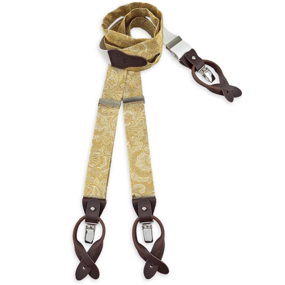 Hosenträger Eternal Paisley Yellow - 1