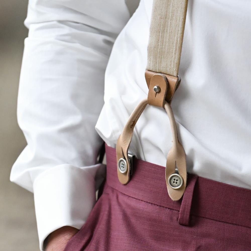 Hosenträger Linen Love Beige - 5