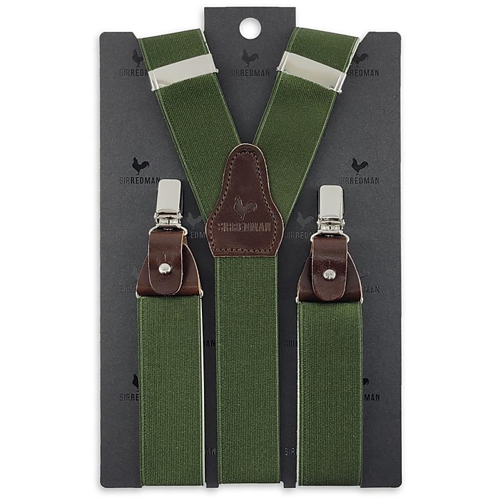 Hosenträger Majestic Stretch Dark Green