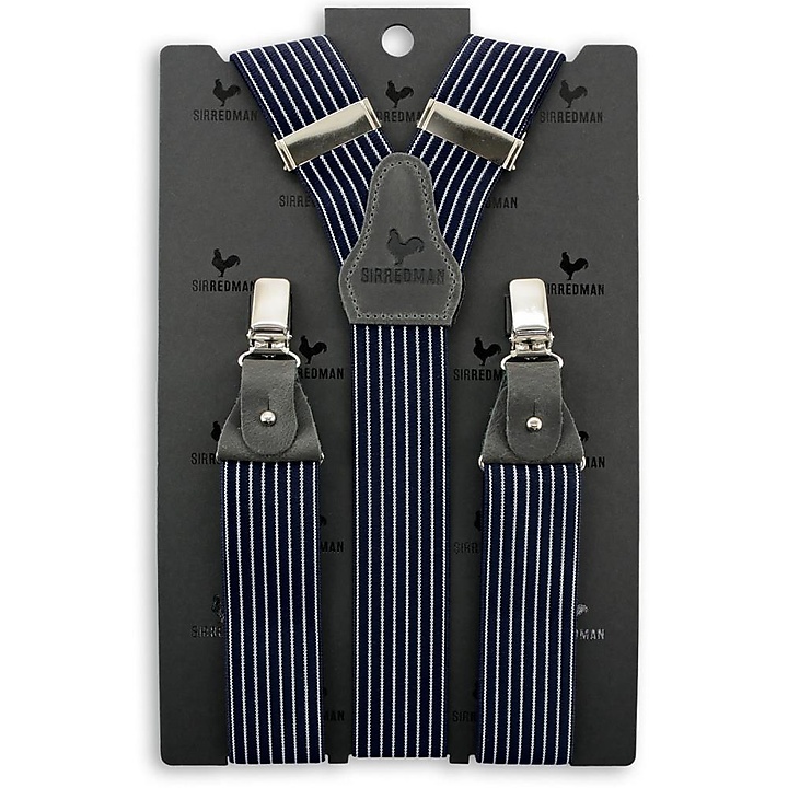 Hosenträger Striped Gent blue