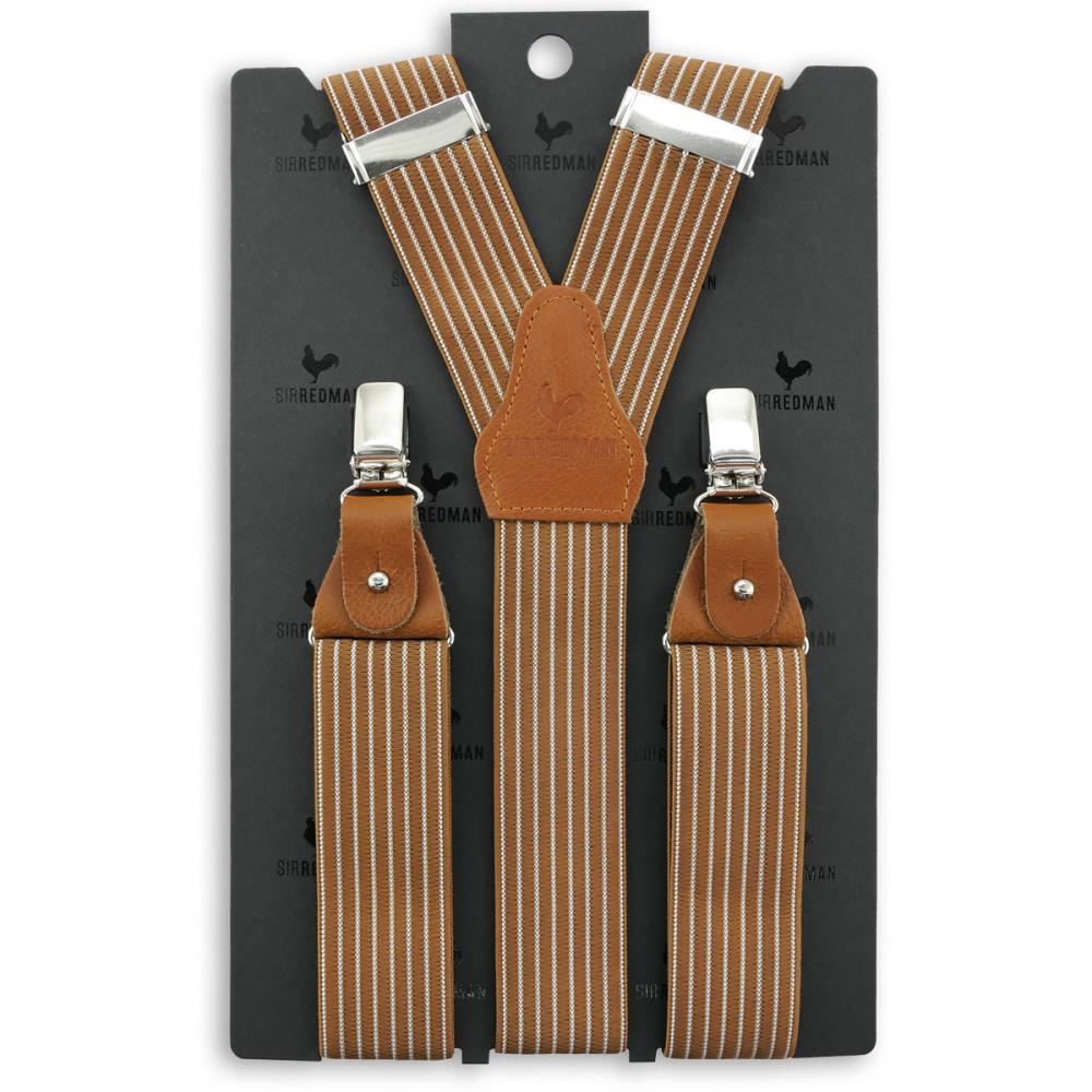 Hosenträger Striped Gent cognac - 4