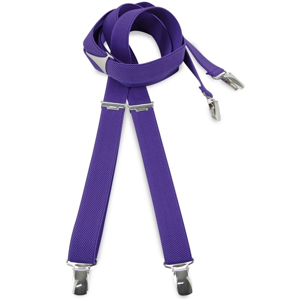 Hosenträger violett schmal - 1