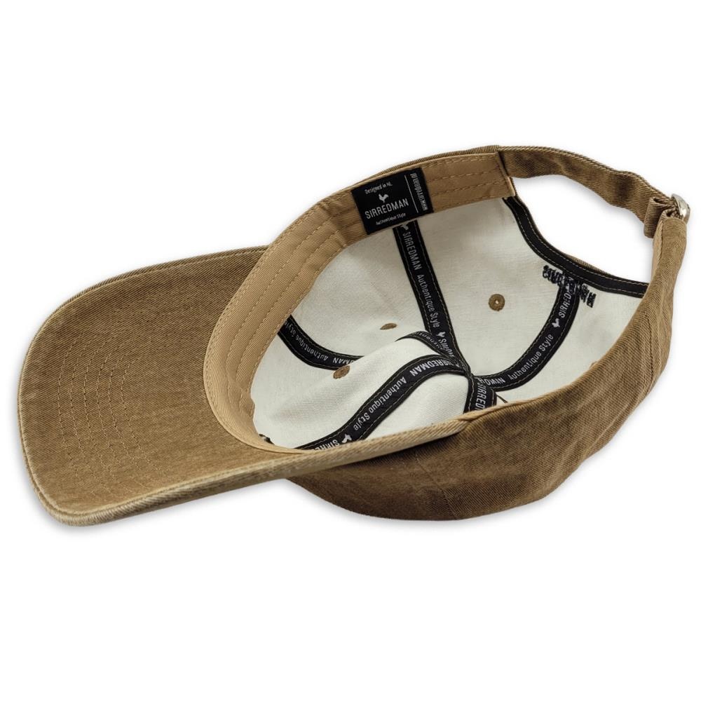 Kappe Vintage Washed braun - 3