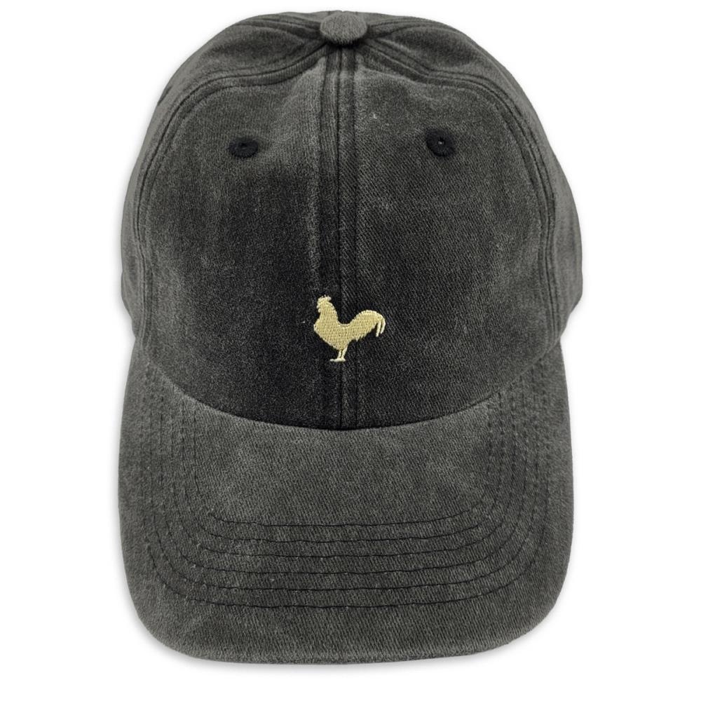 Kappe Vintage Washed schwarz - 2