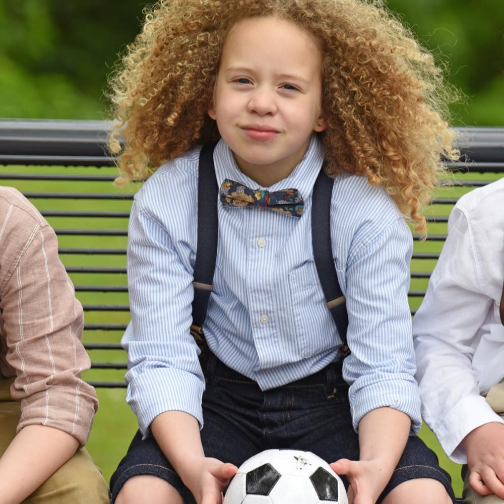 Kids Hosenträger Combi Pack Retro Ranonkel blau - 1