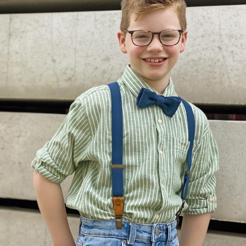 Kinderfliege Gracefull Groom blue - 1